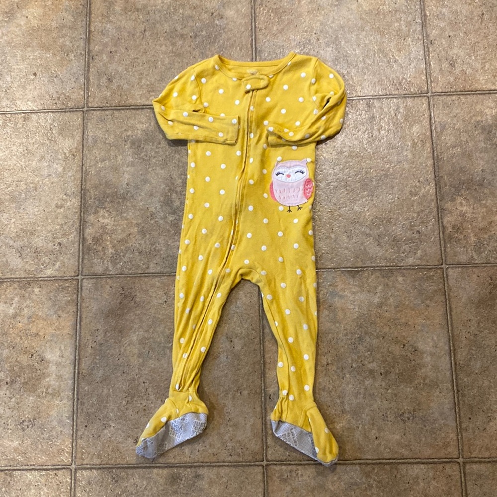 Cute yellow owl footies